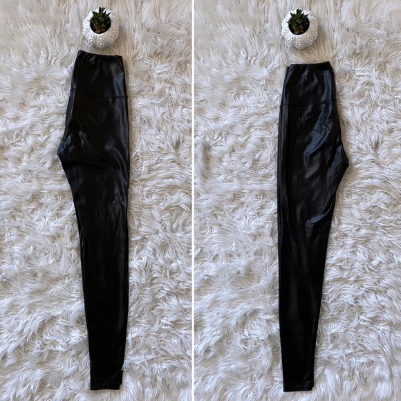 EUC WILFRED FREE Daria Pant in black vegan leather, XS - Picture 5 of 11